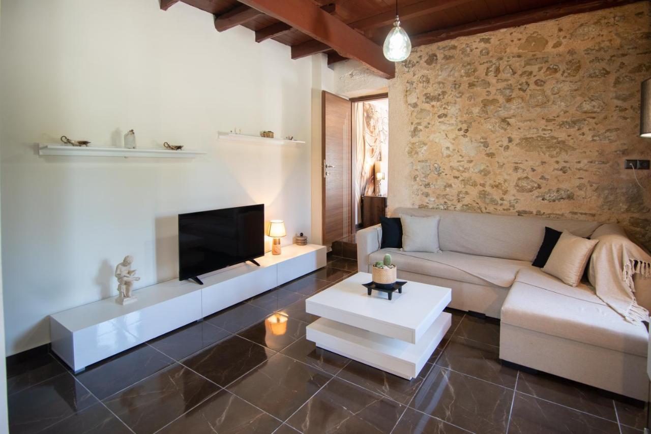 Villa Olea Stone House Near The Sea Notos Esterno foto