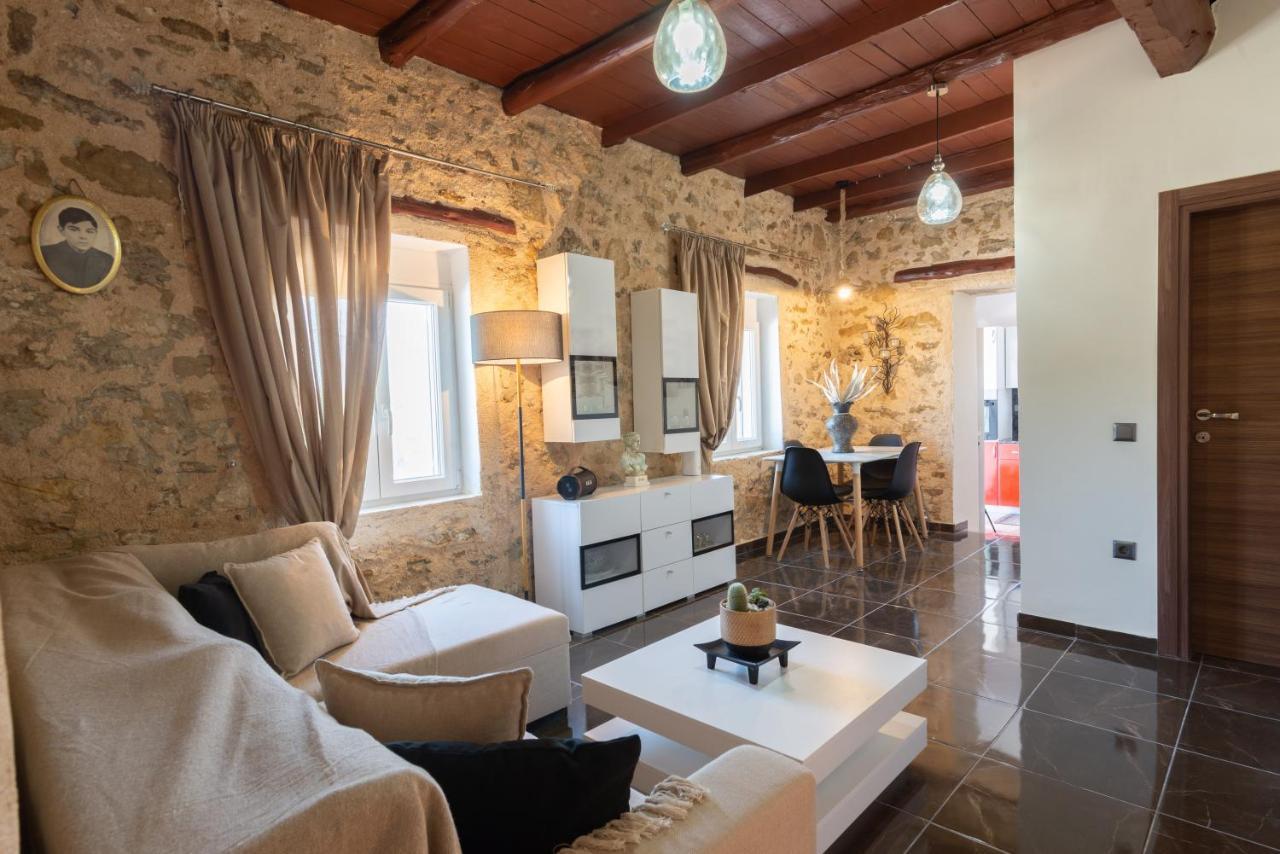 Villa Olea Stone House Near The Sea Notos Esterno foto